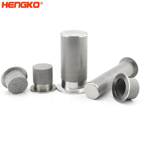 1 0 100um Sintered Porous Metal Stainless Steel Cartridge Filter Mesh