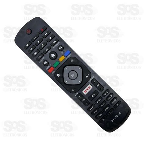 Controle Remoto Philips Smart Netflix XH 8049