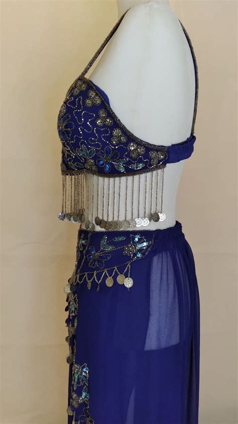 Vintage 60s70s Rare Sequin And Beaded Belly Dancing Set Shop