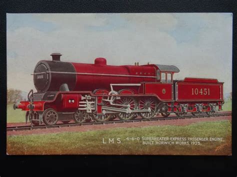 LMS LONDON MIDLAND Scottish Railway LOCO No 10451 SUOERHEATER EXP Old