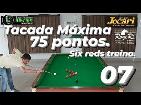 Tacada M Xima Pontos Treino Six Reds Snooker Sinuca Treino