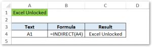 INDIRECT Function In Excel Get Values From Reference Excel Unlocked