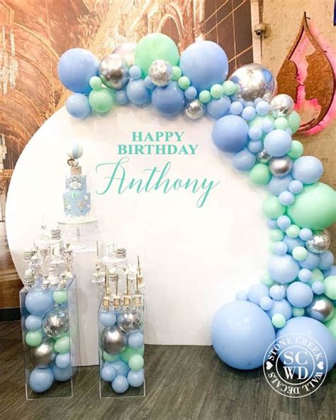 Happy Birthday Decal for Balloon Arch Balloon Arch | Etsy