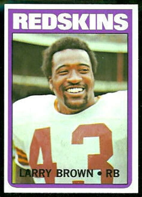 Larry Brown - 1972 Topps #95 - Vintage Football Card Gallery