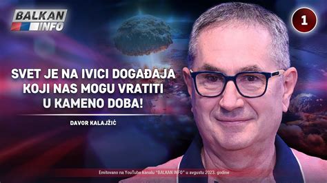 INTERVJU Davor Kalajžić Svet je na ivici događaja koji nas sve vraća