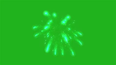 Fireworks Motion Graphics Green Screen Background Stock Footage Video ...