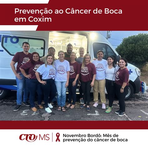 Prevenção Ao Câncer De Boca Em Coxim Croms