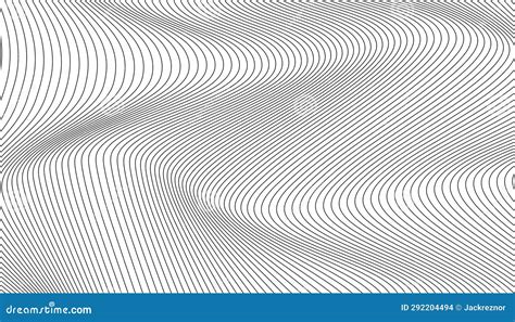 Abstract Black and White Wave Background Stock Vector - Illustration of ...