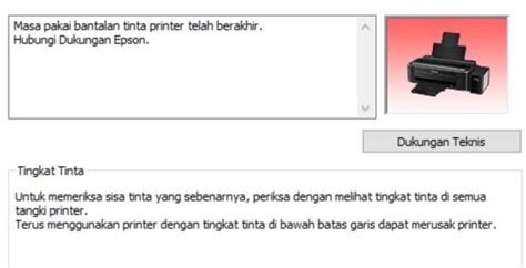 Cara Mengatasi Masa Pakai Bantalan Tinta Printer Telah Berakhir Paling