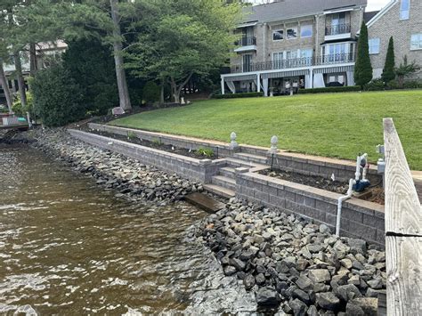 gas line under retaining wall 6