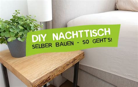 Diy Nachttisch Selber Bauen Aus Alten Holzbohlen Careelite