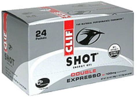 CLIF Double Expresso Energy Gel - 24 ea, Nutrition Information | Innit