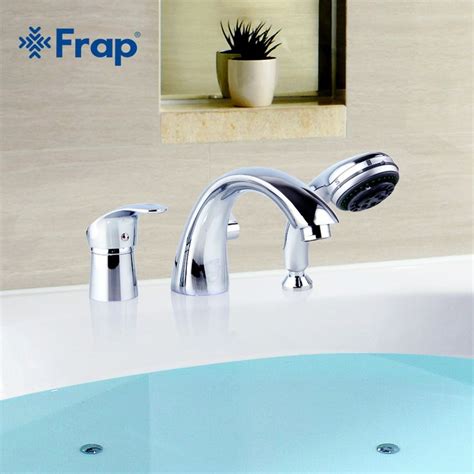 Frap Three Piece Bathtub Faucet Full Three Hole Separation Split Bath