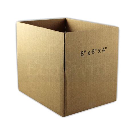 15 8x6x4 Ecoswift Cardboard Packing Moving Shipping Boxes Corrugated