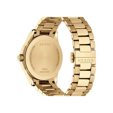 Gucci G Timeless Gold Plated Watch Ya A Mens Watches Watches