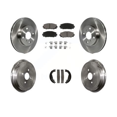 Transit Auto Front Rear Disc Brake Rotors Ceramic Pads And Drum Kit