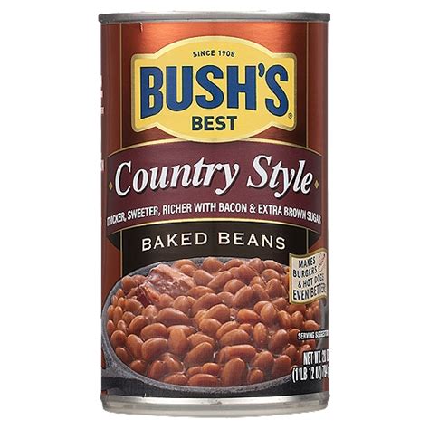 Bush S Country Style Baked Beans 28 Oz The Fresh Grocer