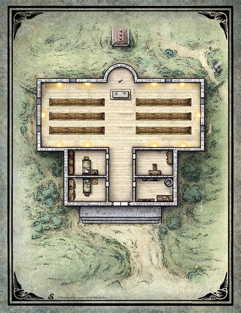 Church Of St Andral In Vallaki Battle Map Rcurseofstrahd