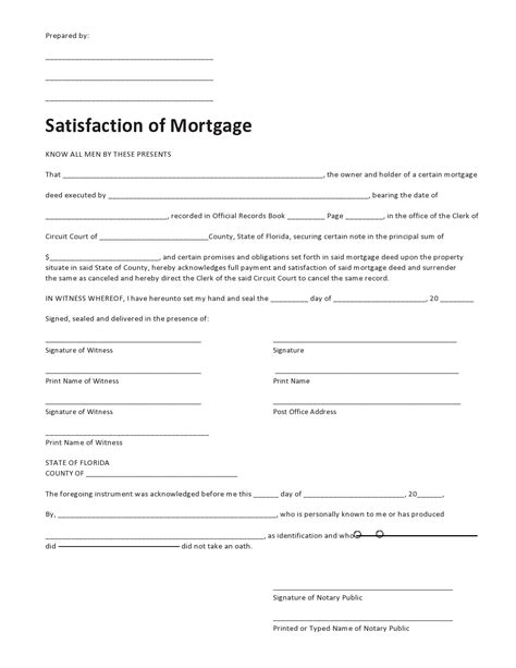 Certification Of Satisfaction Of Lien Letter Template