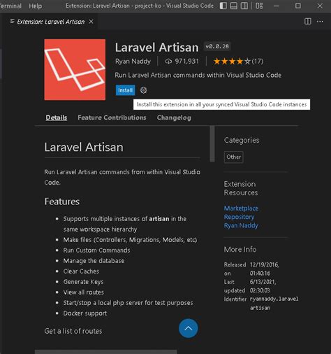 How To Run Laravel Artisan Command On VS CODE Nucleio Information