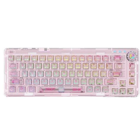 Aula Tarantula F Customized Mechanical Keyboard Transparent Three Mode Wireless Bluetooth Hot