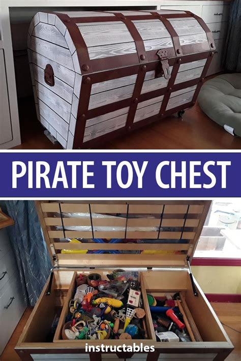 Pirate Toy Chest Pirate Toys Toy Chest Easy Woodworking Diy