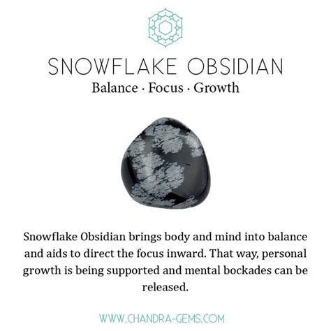 Snowflake Obsidian Healing Properties Balance Focus And Growth