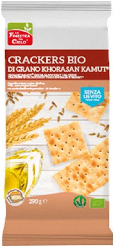 Crackers Di Kamut Senza Lievito LA FINESTRA SUL CIELO Agricoltura