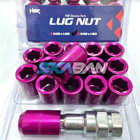 Jual MUR SENEKA 1 5 PURPLE 32mm HSR BAUT RODA MOBIL KUNCI L WARNA