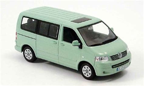 Coche Miniatura Volkswagen Combi 1 43 Minichamps T5 Multivan Grun 2003