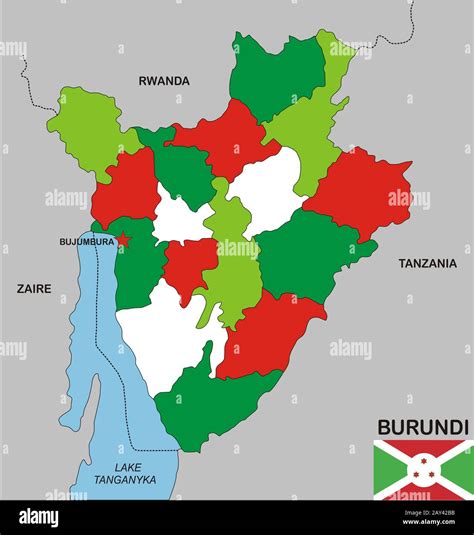 Map of burundi hi-res stock photography and images - Alamy