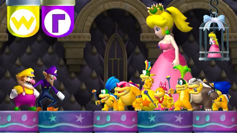 What Happens If Wario Waluigi Defeat All Koopalings And Peachette