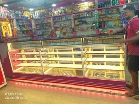 SS And Glass Sweet Display Counter For Bakery At Rs 11000 Feet In