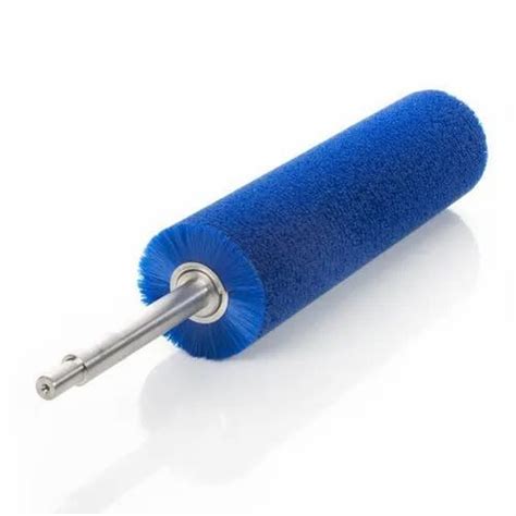 Soft Blue Cleaning Nylon Spiral Roller Brush For Industrial At Rs