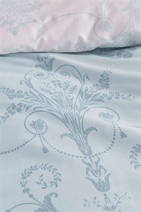 Buy Laura Ashley Seaspray Blue Cotton Sateen Josette Duvet Cover And