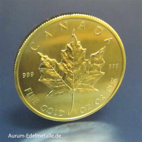 Kanada Maple Leaf Oz Feingold Bis Aurum Goldshop