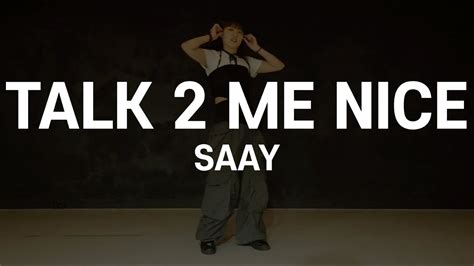 Talk 2 Me Nice SAAY HARI Choreography THE CODE DANCE STUDIO