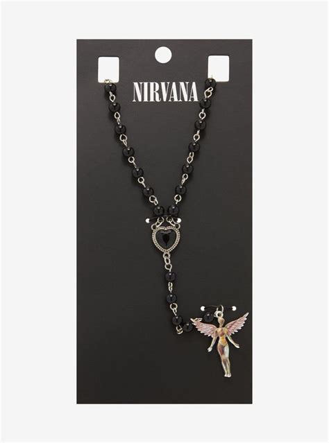 Nirvana In Utero Angel Rosary Necklace Hot Topic Dream Jewelry