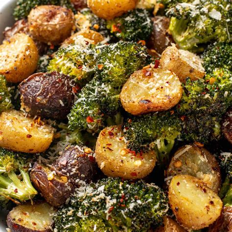 Easy Roasted Potatoes And Broccoli Olivia S Kitchen Recipe