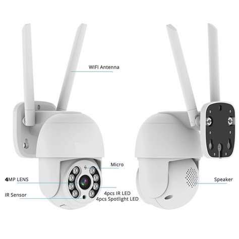 Smart NVR комплект 4MP камера система с 4 камери - eMAG.bg