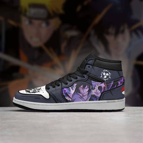 Naruto X Sasuke Jd Sneakers Custom Naruto Anime Shoes Fashionstation