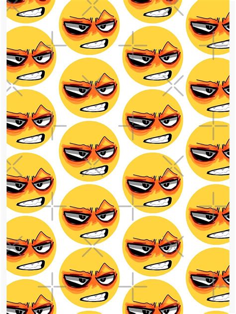 Angry Cursed Emoji Tiktok Meme Face Spiral Notebook For Sale By Cursedemoji Redbubble