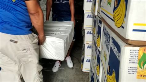 Tres toneladas de cocaína incautadas en Ecuador en contenedor de banano