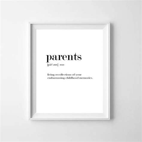 Parents Definition Print Parent Print Parenting Printable - Etsy | Parent definition, Parenting ...