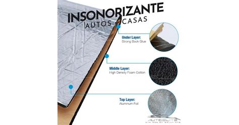 Insonorizante Dynamat Aislante Termico Calor Audio Acd Solutions