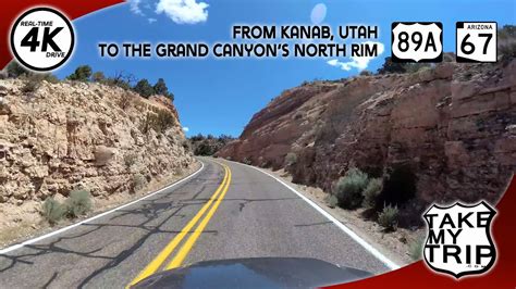 The Drive To The North Rim Of The Grand Canyon From Kanab Us A