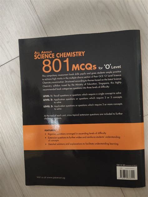 O Level Chemistry Mcq Tys Hobbies Toys Books Magazines