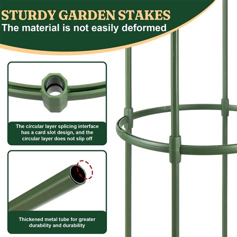 Snapklik.com : LOMNYIY Garden Trellis, Tomato Cage Tall Plant Support