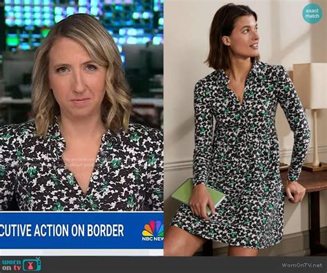 WornOnTV Julia Ainsleys Floral Shirtdress On NBC News Daily Clothes