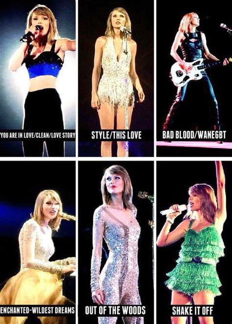 Taylor Swift 1989 Tour Outfits